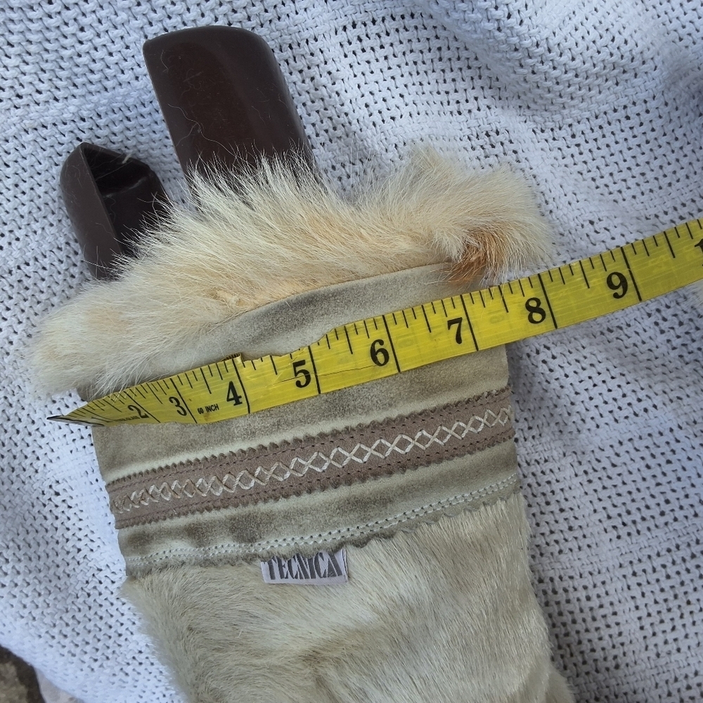 Tecnica vintage after ski calf/ goathair snow boots 6 - Picture 6 of 13